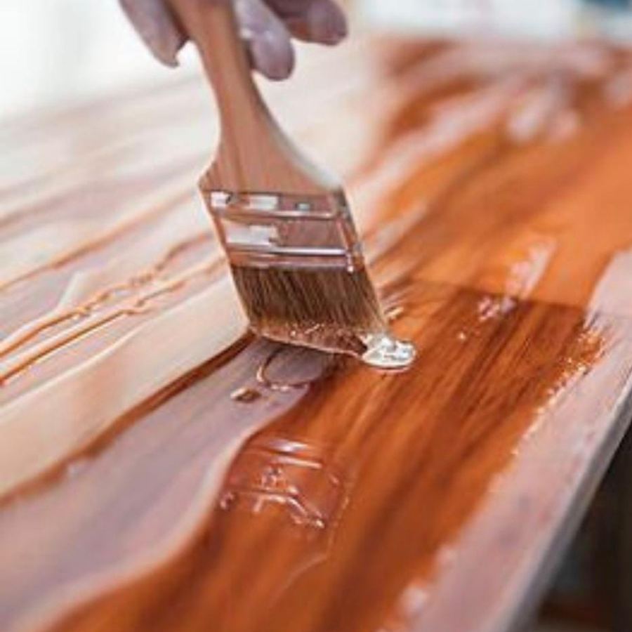Wood painting and polishing work 5